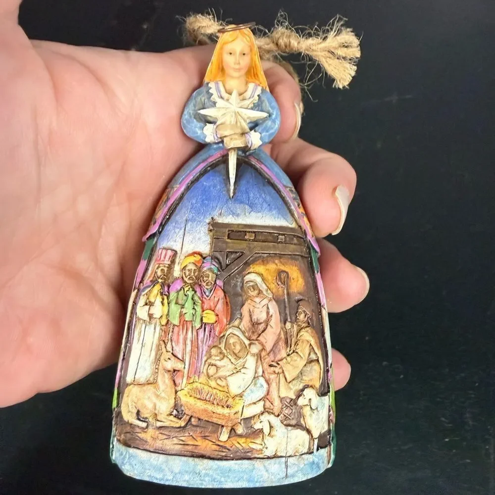 JIm Shore Angel Star Shall Guide Figurine Heartwood Ornament Christmas No Wing